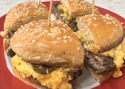 Jalapeno pimento cheeseburger